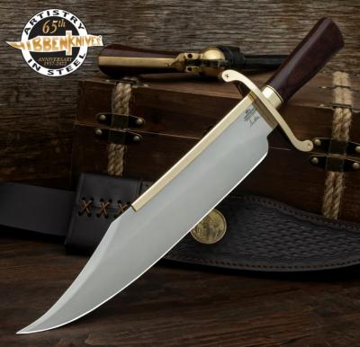 GH5121 - Couteau Gil Hibben 65TH Anniversary Old West Bowie et Etui Cuir