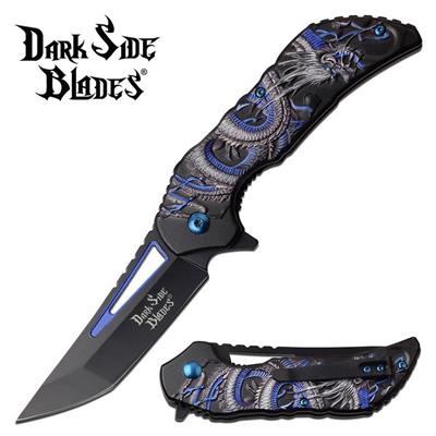 DSA078BL - Couteau DARK SIDE BLADES Spring Assisted Knife