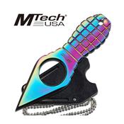 MT588RB - Push Dagger MTECH USA Arc en ciel