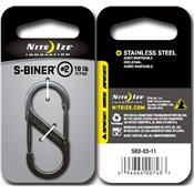 SB20311 - Mousqueton S-Biner #2 NITE IZE Stainless