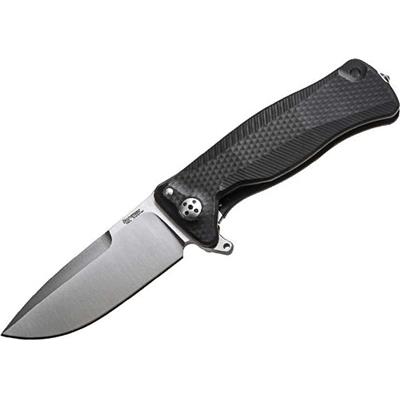 SR11ABS - Couteau LION STEEL SR11 Aluminium noir avec Clip