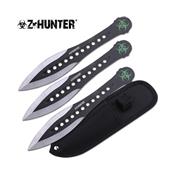 ZB1633BK - Jeu de 3 couteaux  lancer Z HUNTER