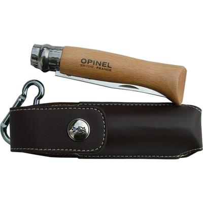 OP001089 - Couteau OPINEL N° 8 VRI + étui cuir