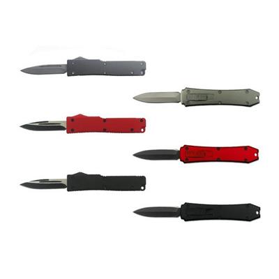 5020 - Lot de 6 minis-couteaux éjectables assortis