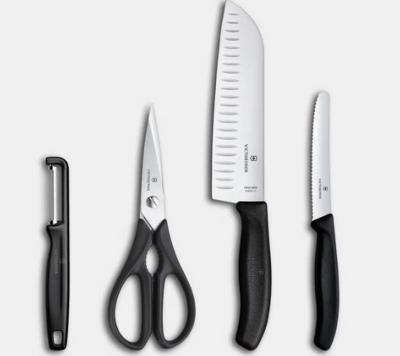 6.7133.41G - Set de Cuisine 4 Pièces VICTORINOX Swissclassic Noir
