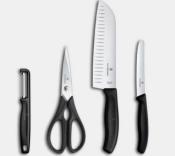 6.7133.41G - Set de Cuisine 4 Pièces VICTORINOX Swissclassic Noir