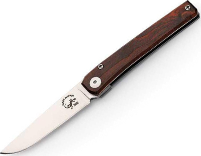 64257 - Couteau SALAMANDRA Pistachier/Inox 9 cm Inox