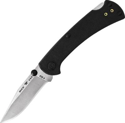 7112BKS3 - Couteau BUCK 112 Slim Pro TRX G10 Noir 0112BKS3