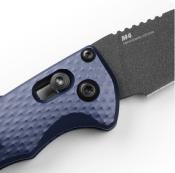 BEN2950BK - Couteau BENCHMADE Partial Auto Immunity Crater Blue