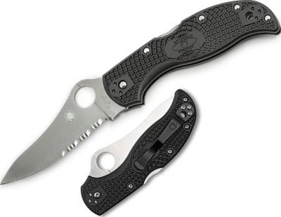 C90PSBK - Couteau SPYDERCO Stretch FRN Black