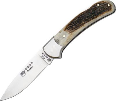 JK47NC - Couteau JOKER Cocker Bois de Cerf