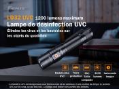 LD32UVC - Lampe de désinfection FENIX UVC - 1200 lumens