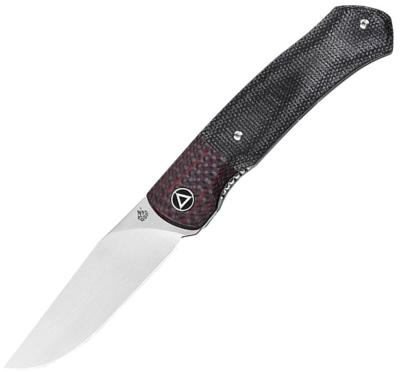 QS137A - Couteau QSP Gannet Carbone Micarta