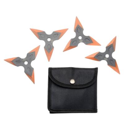 SHURISET3 - Set de 4 Etoiles à Lancer / Shurikens Red