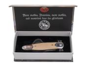 TH.N120B - Pliant THIRD Templier Hêtre 11 cm Inox