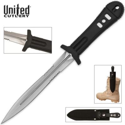 UC2752B - Couteau de Botte UNITED CUTLERY Special Agent Stiletto Black