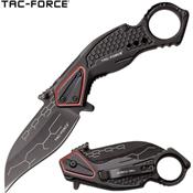 TF1033BK - Couteau TAC FORCE Linerlock A/O Black