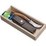 OP001327 - Couteau à champignons N°08 + Etui en Plumier OPINEL