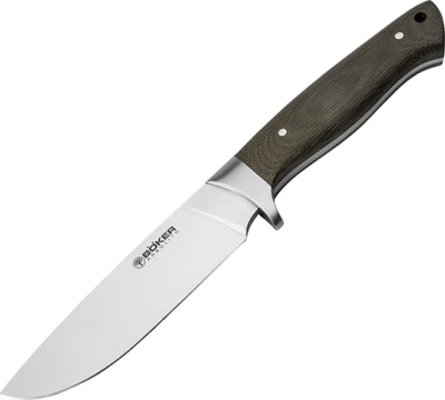 02BA351M - Poignard BOKER Solingen Hunter Micarta Vert