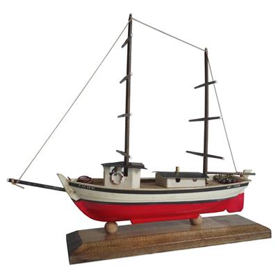 2021 - Reproduction Bateau sur socle