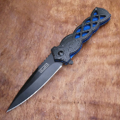 HE44008 - Couteau HERBERTZ CJH ABS Noir Celtique 12 cm Inox Noir