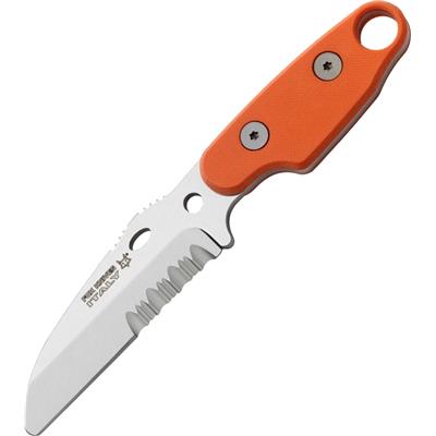 FOX303OR - Couteau de Cou FOX Compso Orange + Etui Kydex