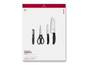 6.7133.41G - Set de Cuisine 4 Pièces VICTORINOX Swissclassic Noir