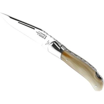 GD642 - Couteau Laguiole Chasse G.DAVID Pointe de Corne 12 cm Mitre Inox