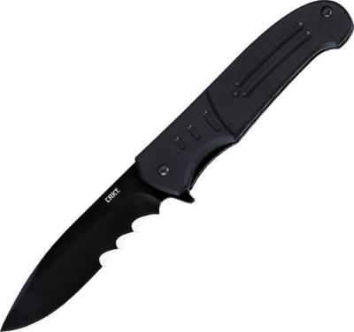 CR6885 - Couteau CRKT Ignitor Assisted Blackwash