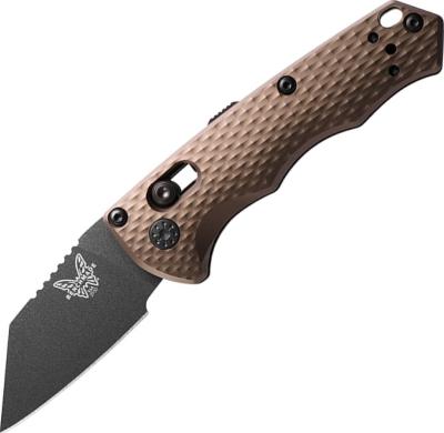 BEN2950BK-1 - Couteau BENCHMADE Partial Auto Immunity Burnt Bronze