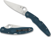 C07FP4K390 - Couteau SPYDERCO Police™ 4 Lightweight K390 Bleu