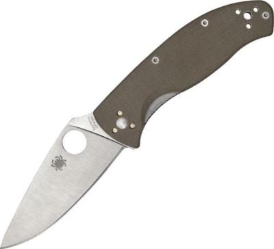 C122GBNM4P - Couteau SPYDERCO Tenacious G10 CPM M4 Marron