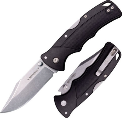 CSFLC3CPSS - Couteau COLD STEEL Verdict 4166SS Black