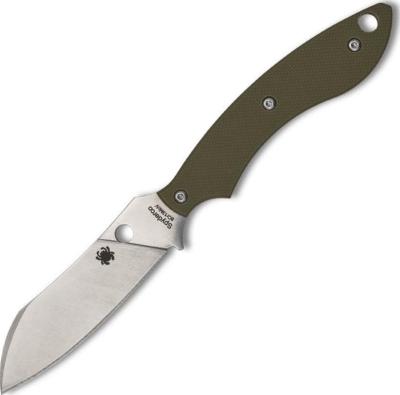 FB50GPOD - Couteau Fixe SPYDERCO Stok G10 Vert Olive