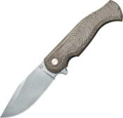 FX.524G - Couteau FOX Eastwood Tiger Micarta Beige