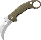 LE1AGS - Couteau LIONSTEEL Karambit L.E.One Vert