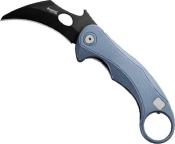 LE2A.IB - Couteau LIONSTEEL Karambit L.E.ONE MID Bleu