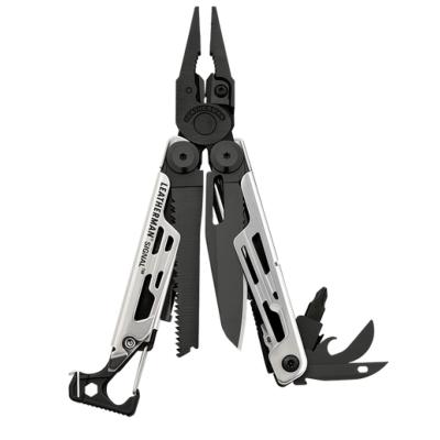 LMSIGNALBLACKSILVER - Outil Multifonctions LEATHERMAN Signal Black & Silver Ed. Limitée