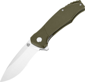 QS122B - Couteau QSP Raven G10 Vert