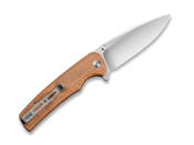 S210073 - Couteau SENCUT Sachse Micarta Marron