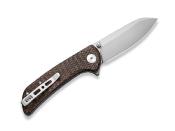 S220143 - Couteau SENCUT Fritch Micarta Marron