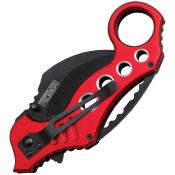 TF578RD - Couteau TAC FORCE Karambit Red A/O