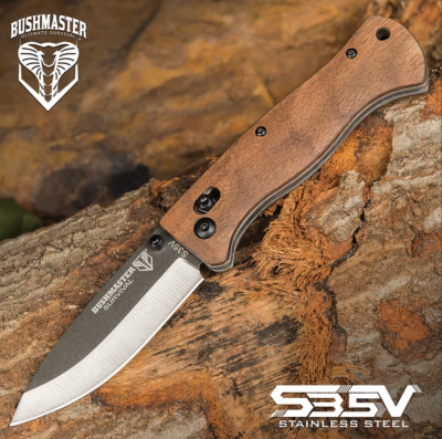 UC3441 - Couteau UNITED CUTLERY Bushmaster Explorer Zebra Wood