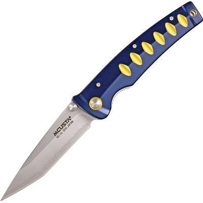 MC42C - Couteau MCUSTA Katana Aluminium bleu jaune