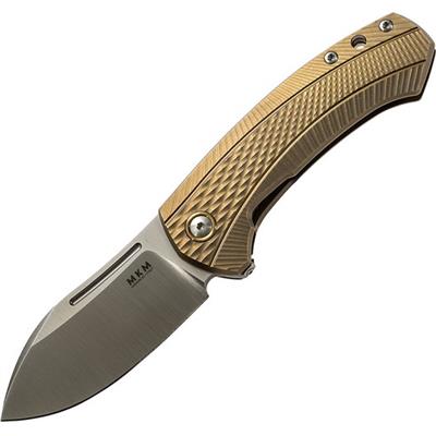 MKLS02TBR - Couteau MKM Colvera Titanium Bronze par LION STEEL