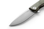 MT01CVG - Couteau LIONSTEEL Myto Micarta Vert Titanium Gris