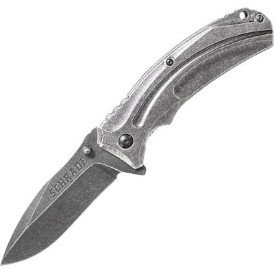 SCH504 - Couteau SCHRADE Stonewash Linerlock