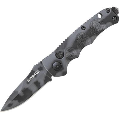 SCH60MC - Couteau SCHRADE Push Button Lock Camo