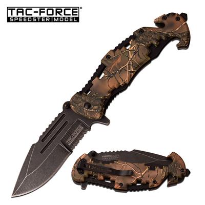 TF932CA - Couteau TAC FORCE Linerlock A/O Camo