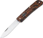 01BO558 - Couteau BOKER PLUS Tech Tool Orange Damast G10